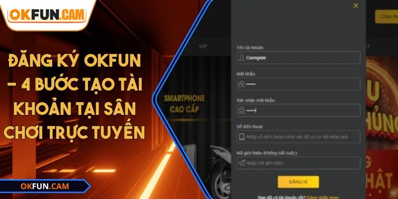 ảnh đại diện đăng ký okfun