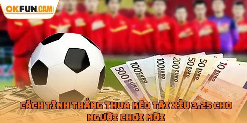 Cách tính thắng thua kèo tài xỉu 3.25 cho người chơi mới