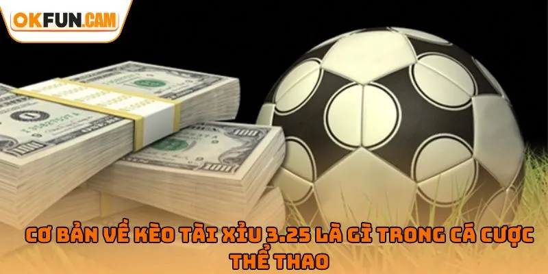 Cơ bản về kèo tài xỉu 3.25 là gì trong cá cược thể thao
