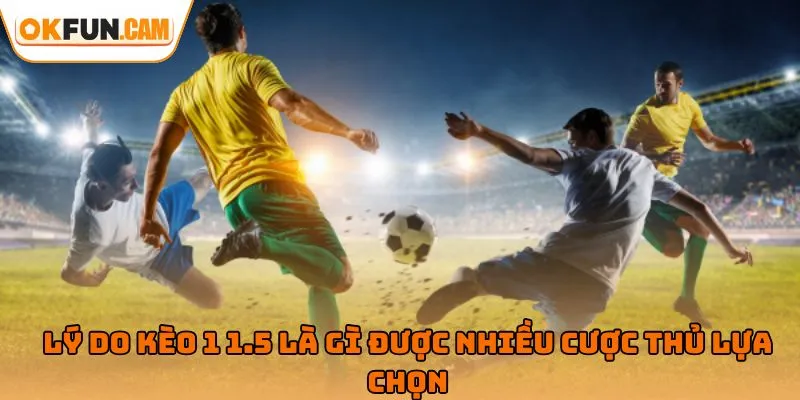 Lý do kèo 1 1.5 là gì được nhiều cược thủ lựa chọn